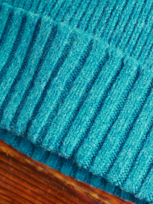"King Jammy" Wool Beanie in Mint Love