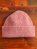 "Out of the Blue" Wool Beanie in Calamine