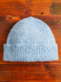 "Out of the Blue" Wool Beanie in Mirage