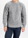 "Taste Of The Future" Wool Knit Sweater in Greymix