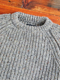 "Taste Of The Future" Wool Knit Sweater in Greymix