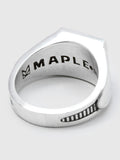 Collegiate Ring in Silver/Mother of Pearl