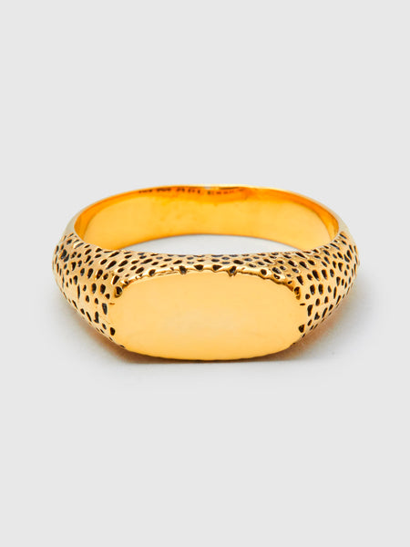 Nugget Slim Ring in Gold