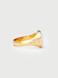 Tubby Ring in Gold/Mother of Pearl
