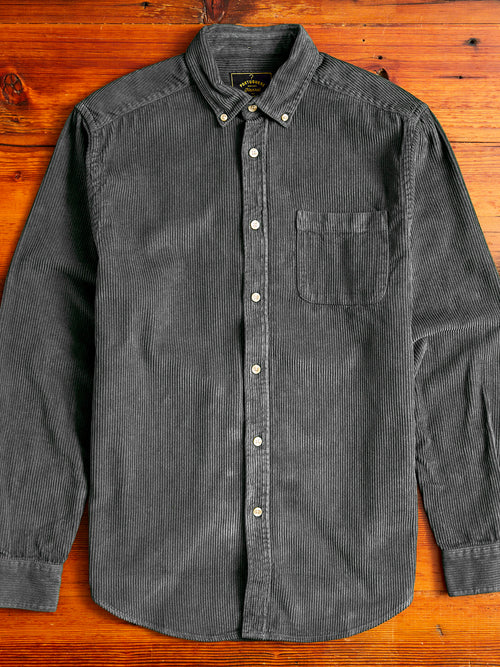Lobo Button-Up Shirt in Anthracite
