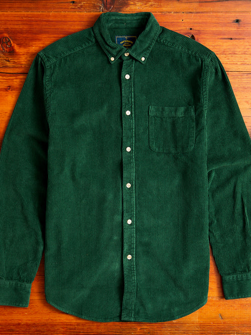Lobo Button-Up Shirt in Green