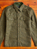 Wool Field Overshirt in Forest