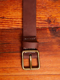 Pioneer Leather Belt in Amber