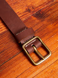 Pioneer Leather Belt in Amber