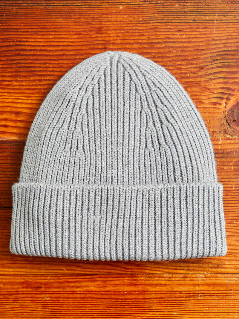 Merino Wool Watch Cap Beanie in Grey – Blue Owl Workshop