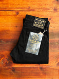 D1864S "Kurozome" 14oz Deep Black Selvedge Denim - Relaxed Tapered Fit