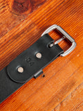 "Standard" 11oz Leather Belt in Black