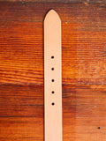 "Standard" 11oz Leather Belt in Natural