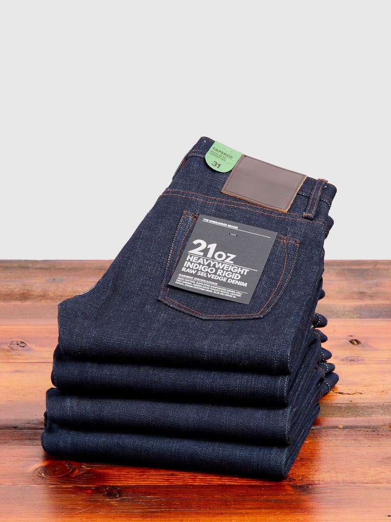 UB221 Heavyweight 21oz Selvedge Denim Tapered Fit – Blue Owl