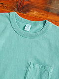 Pigment Dyed Pocket Tee in Foggy Green