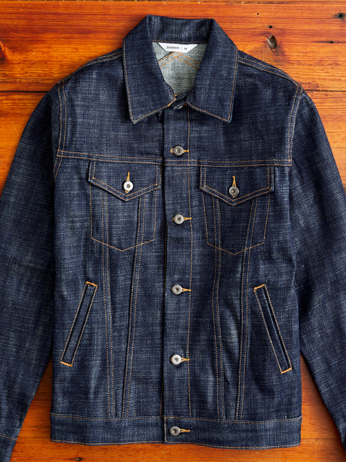 DJ-102xn "Natural Indigo" 15.4oz Selvedge Type-3 Denim Jacket