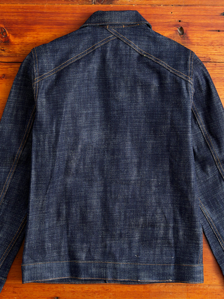 DJ-102xn "Natural Indigo" 15.4oz Selvedge Type-3 Denim Jacket – Blue ...
