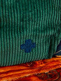 6-Panel Corduroy Cap in Green