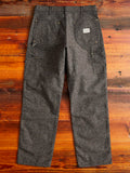 Nep Twill Carpenter Pants in Brown
