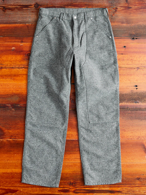 Nep Twill Carpenter Pants in Grey