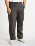 Nep Twill Carpenter Pants in Brown