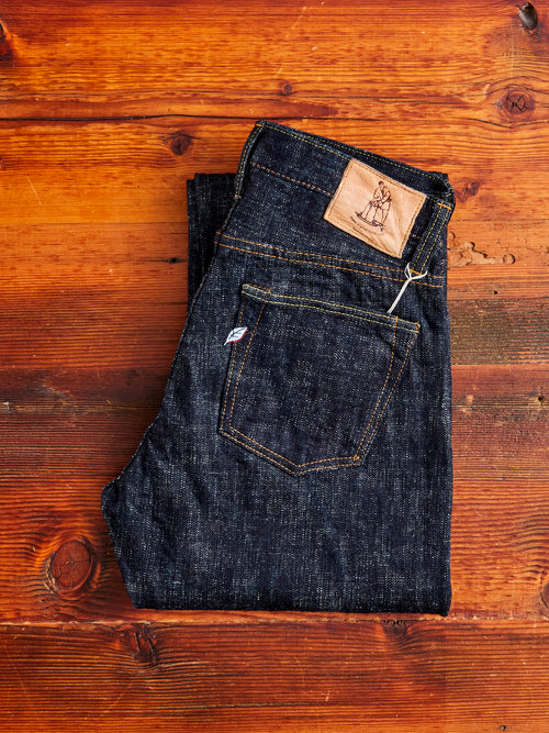 WSB-003 "Double Slub" 16oz Rinsed Selvedge Denim - Regular Straight Fit