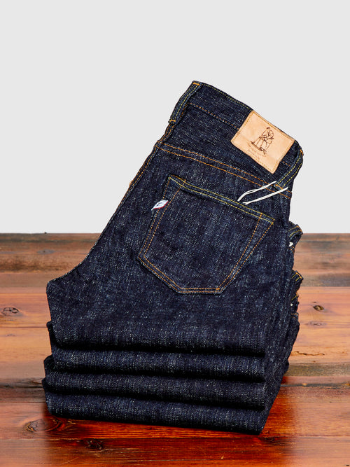 WSB-003 "Double Slub" 16oz Rinsed Selvedge Denim - Regular Straight Fit