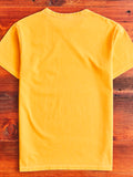 Vintage Knit Graphic T-Shirt in Yellow Buck