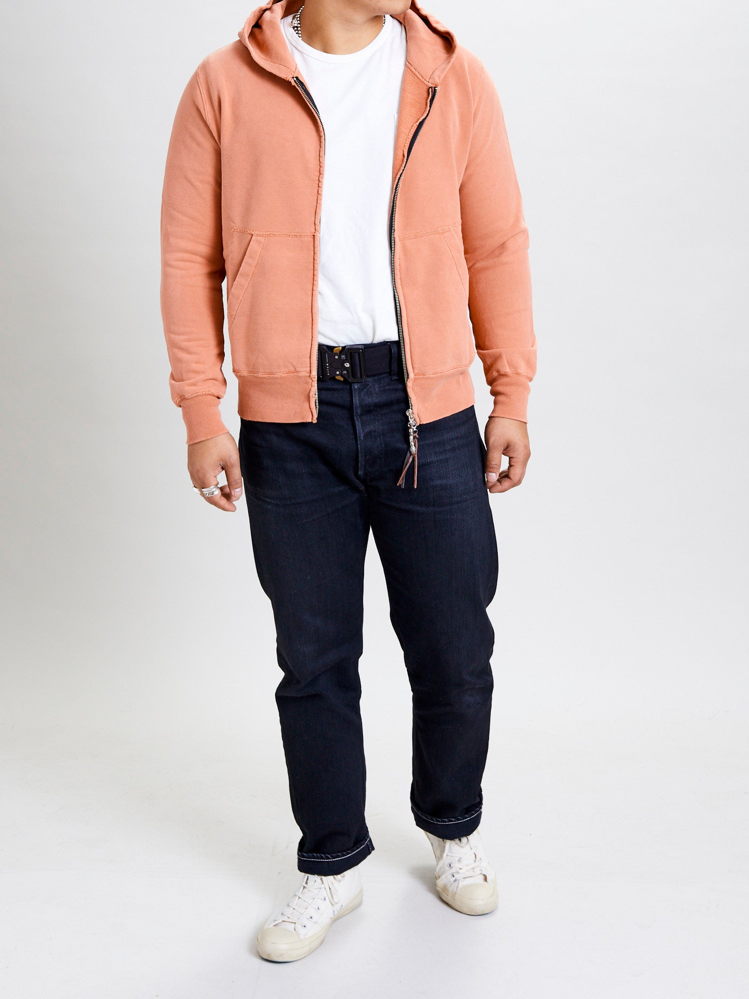 Special Finish Zip Hoodie in Orange – Blue Owl Workshop