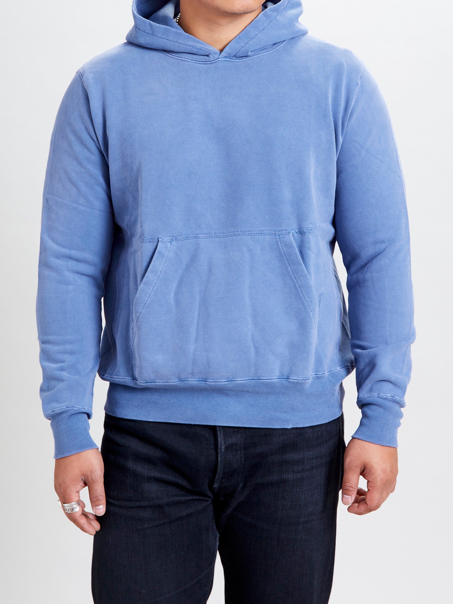 Special Finish Pullover Hoodie in Blue – Blue Owl Workshop