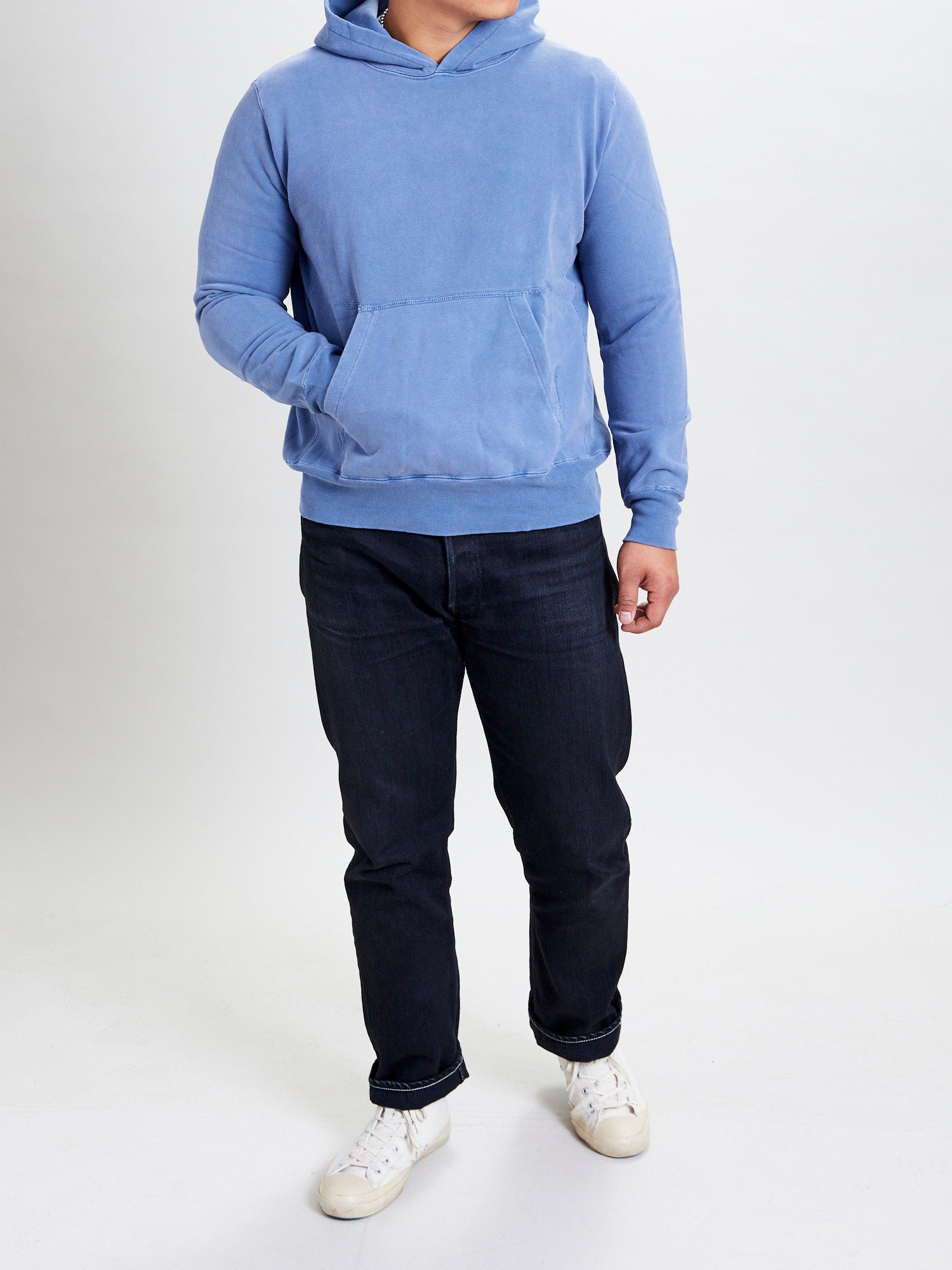 REMI RELIEF DENVER HOOD SWEATライトブルー BEAMS PLUS（ビームス プラス）【別注】REMI RELIEF / Sweat Pullover