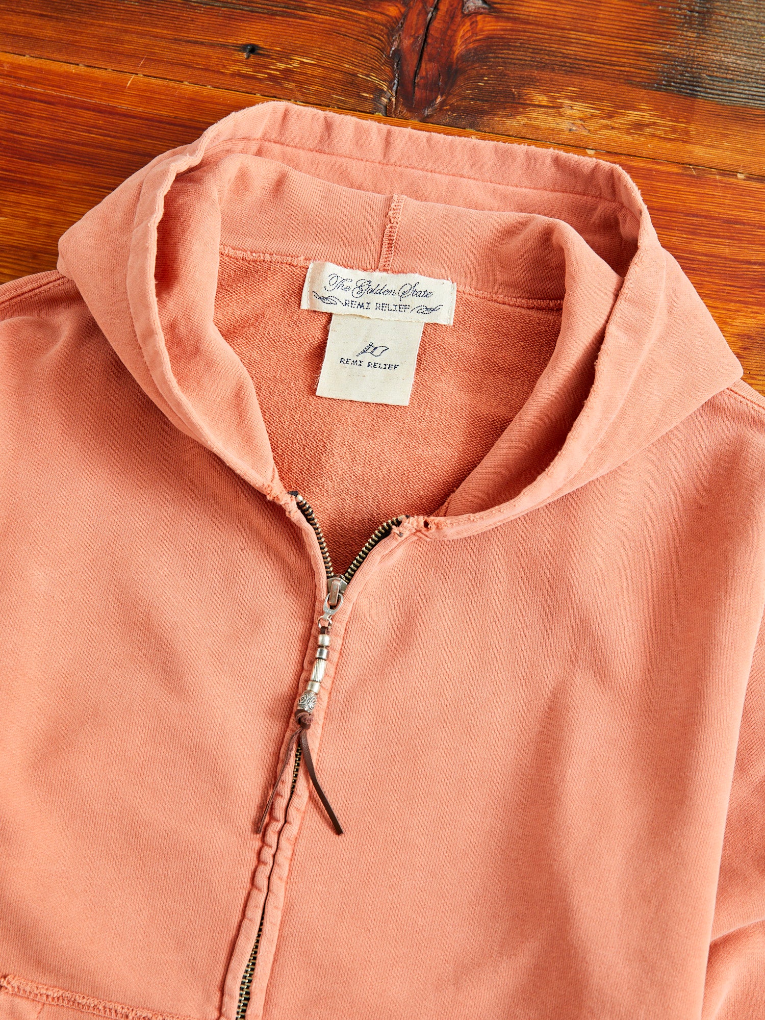 Special Finish Zip Hoodie in Orange – Blue Owl Workshop