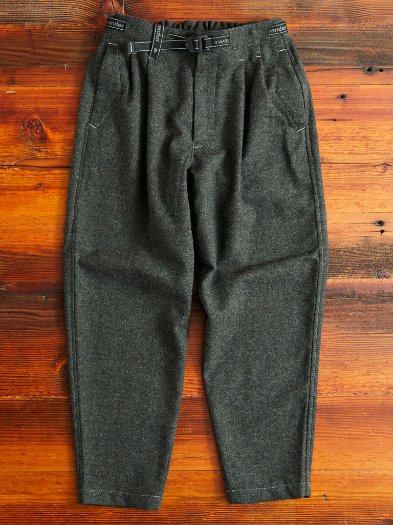 Recycled Wool Tweed Tapered Pants in Black – Blue Owl Workshop