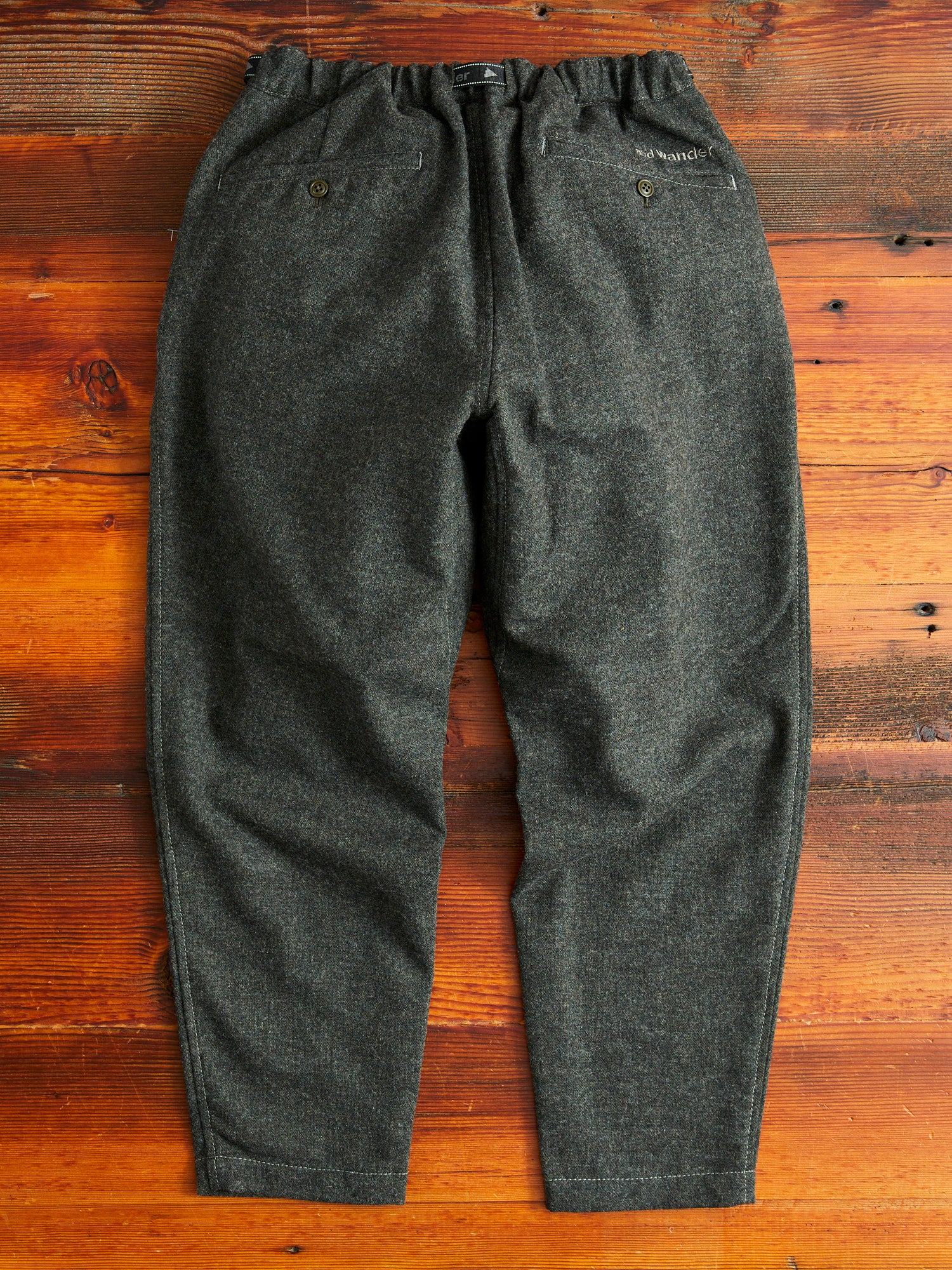 Recycled Wool Tweed Tapered Pants in Black – Blue Owl Workshop