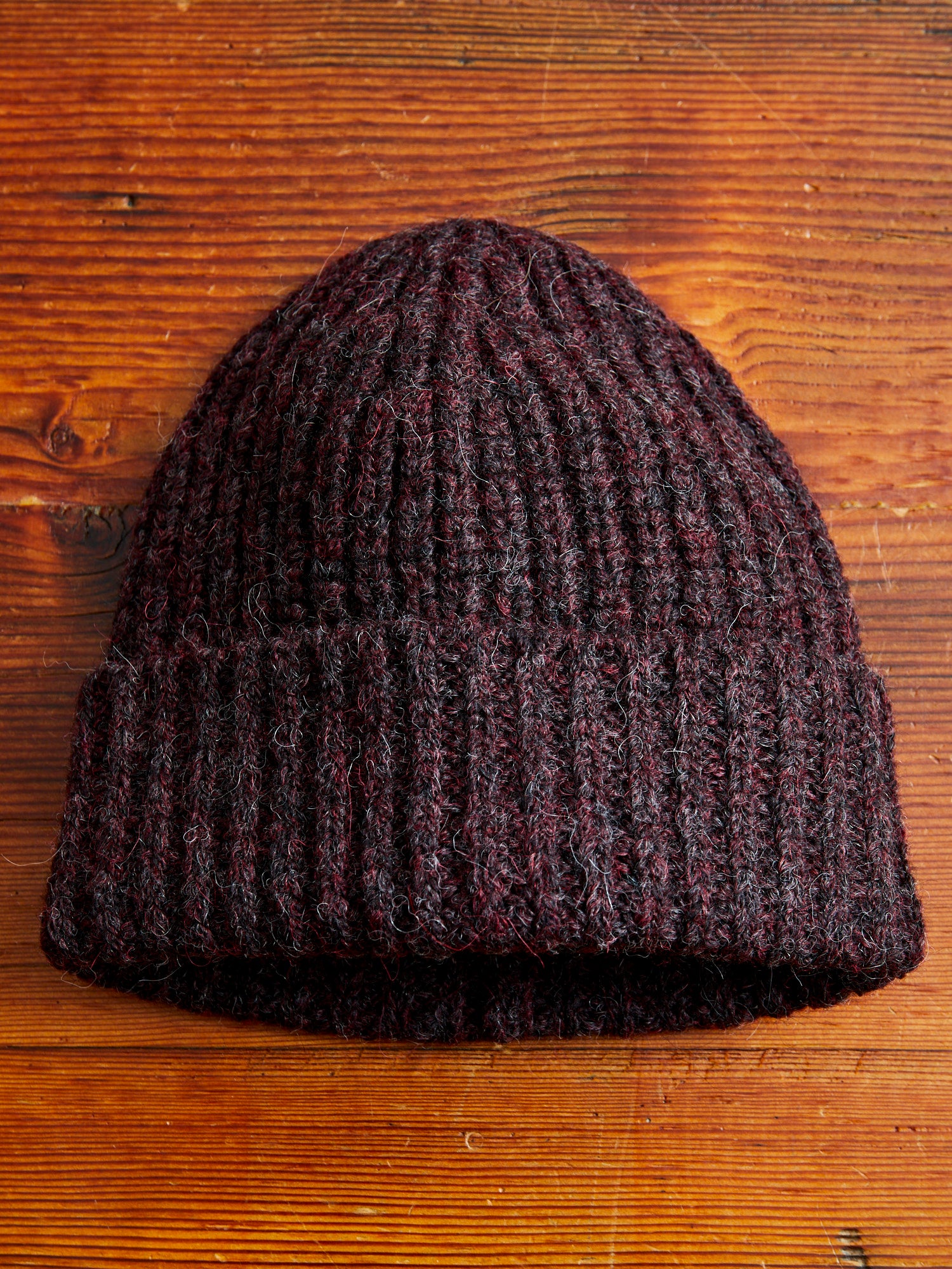 Alpaca Watch Cap in Bordeaux – Blue Owl Workshop