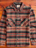 Benson Flannel Work Shirt in Picante