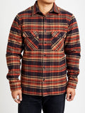 Benson Flannel Work Shirt in Picante