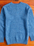 "Birth of the Cool" Wool Sweater in Paradise Blue