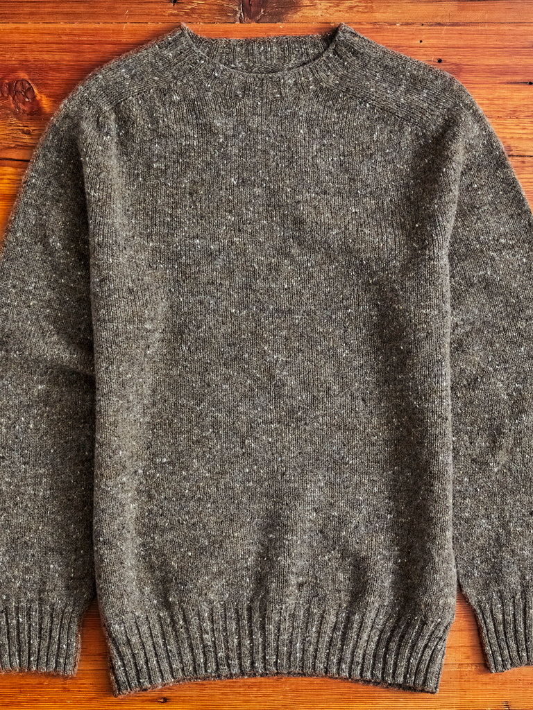 "Terry" Wool Sweater in Brownie