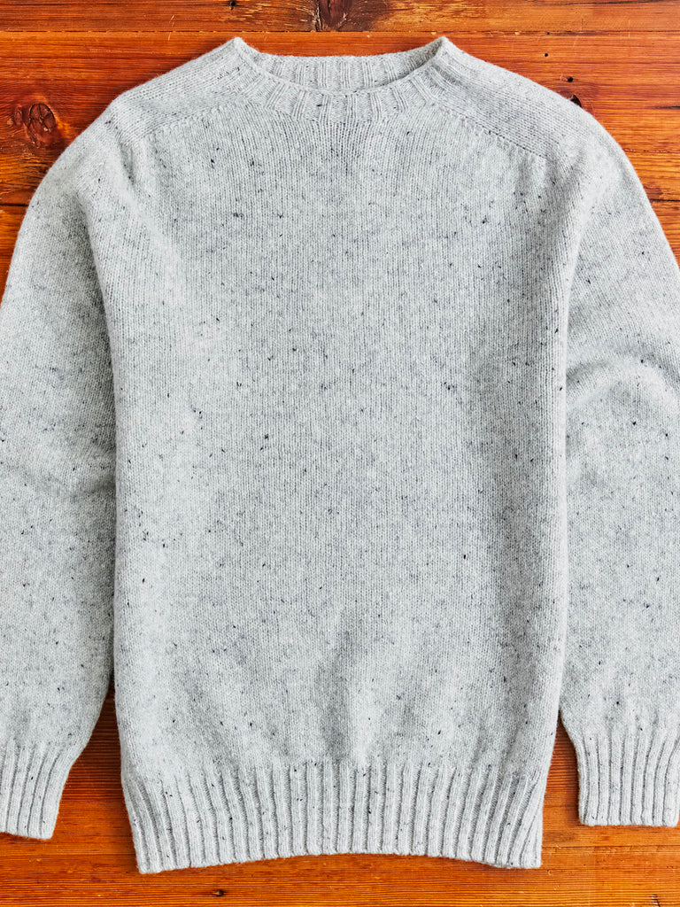 "Terry" Wool Sweater in Silver