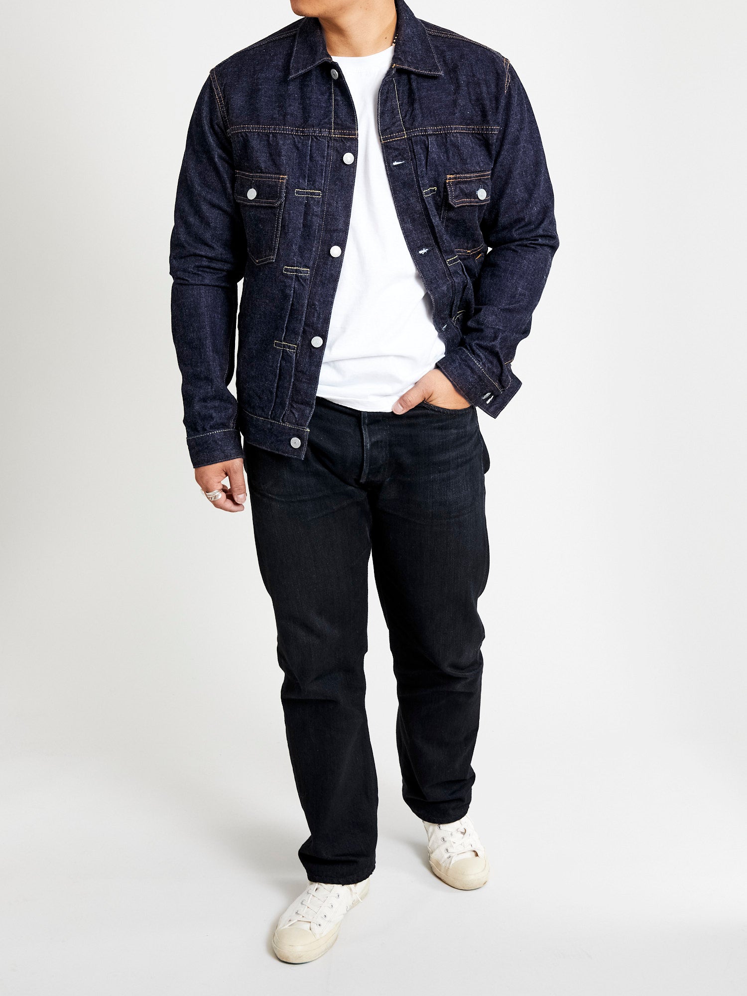 13oz Double Pocket Selvedge Denim Type-2 Jacket – Blue Owl