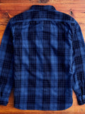 Original Twill Check Flannel Shirt in Indigo