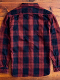 Original Twill Check Flannel Shirt in Red