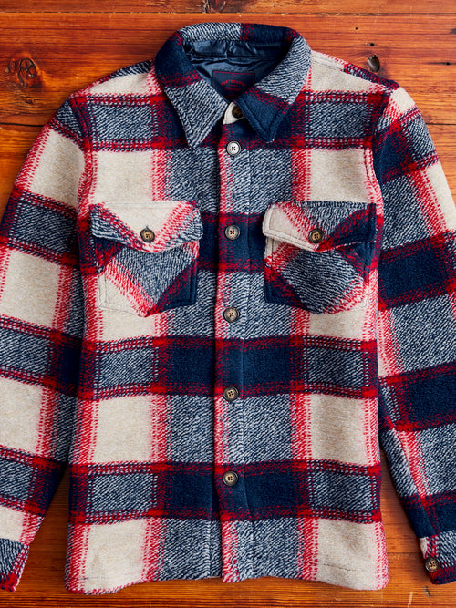 NYC Overshirt in Blue Stripe