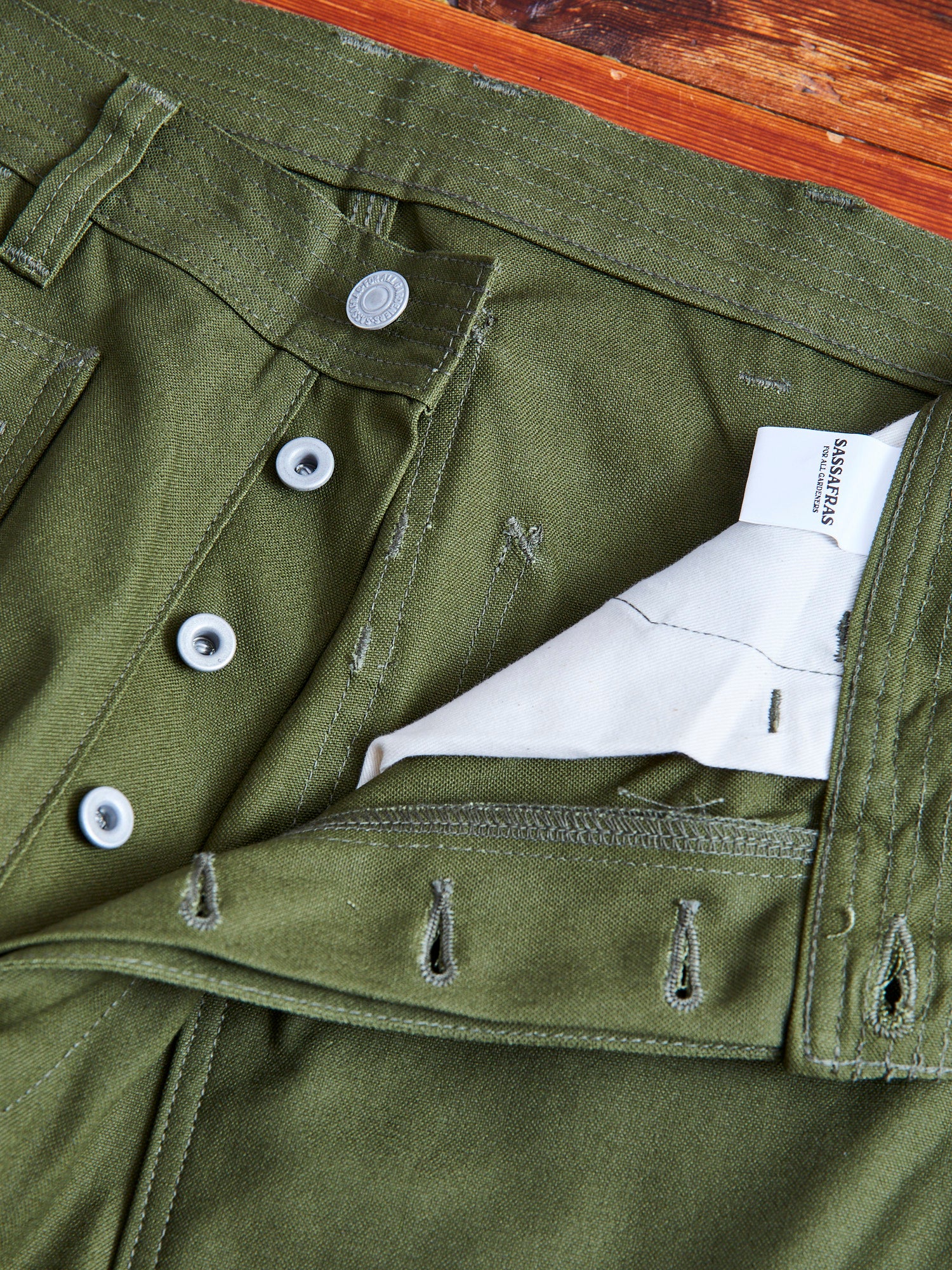 Fall Leaf Tough Pants in Olive Duck Canvas – Blue Owl Workshop