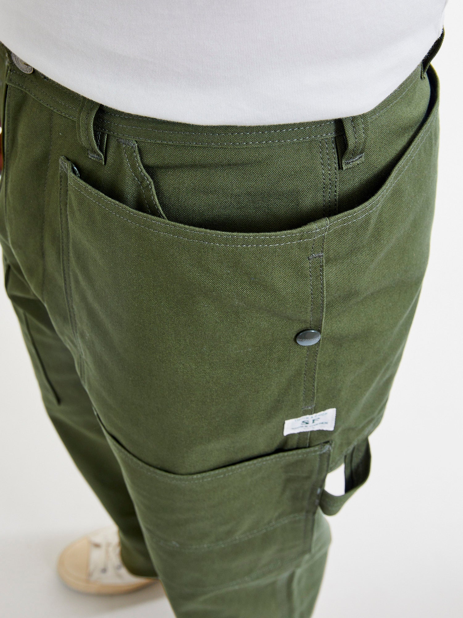 Fall Leaf Tough Pants in Olive Duck Canvas – Blue Owl Workshop