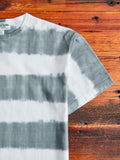 Stratum Tie-Dye Border T-Shirt in Grey