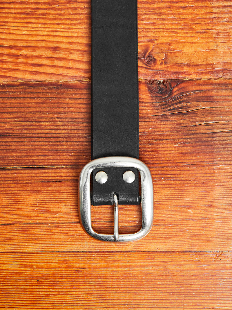 Hawkdale Men’s Full Grain Leather Belt – 1.5” Wide Casual Belt (Black, XXL)