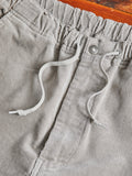 New Yorker Stretch Corduroy Pants in Light Grey