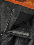 1-Pleat Wool Cashmere Trouser in Grey